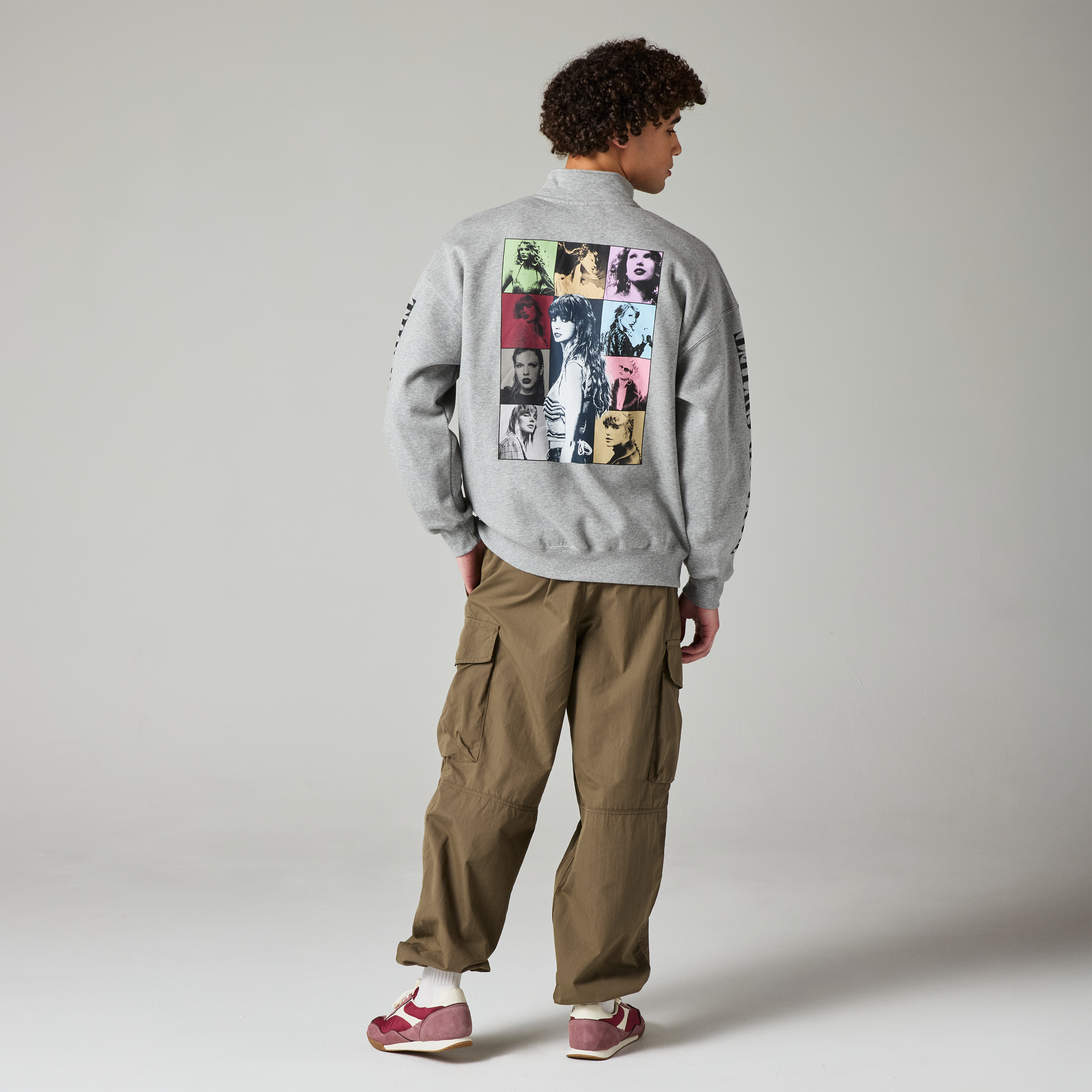 Taylor Swift The Eras International Tour Grey Quarter Zip